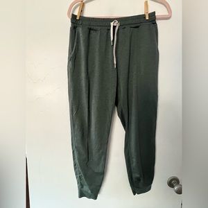 Green Vuori performance joggers